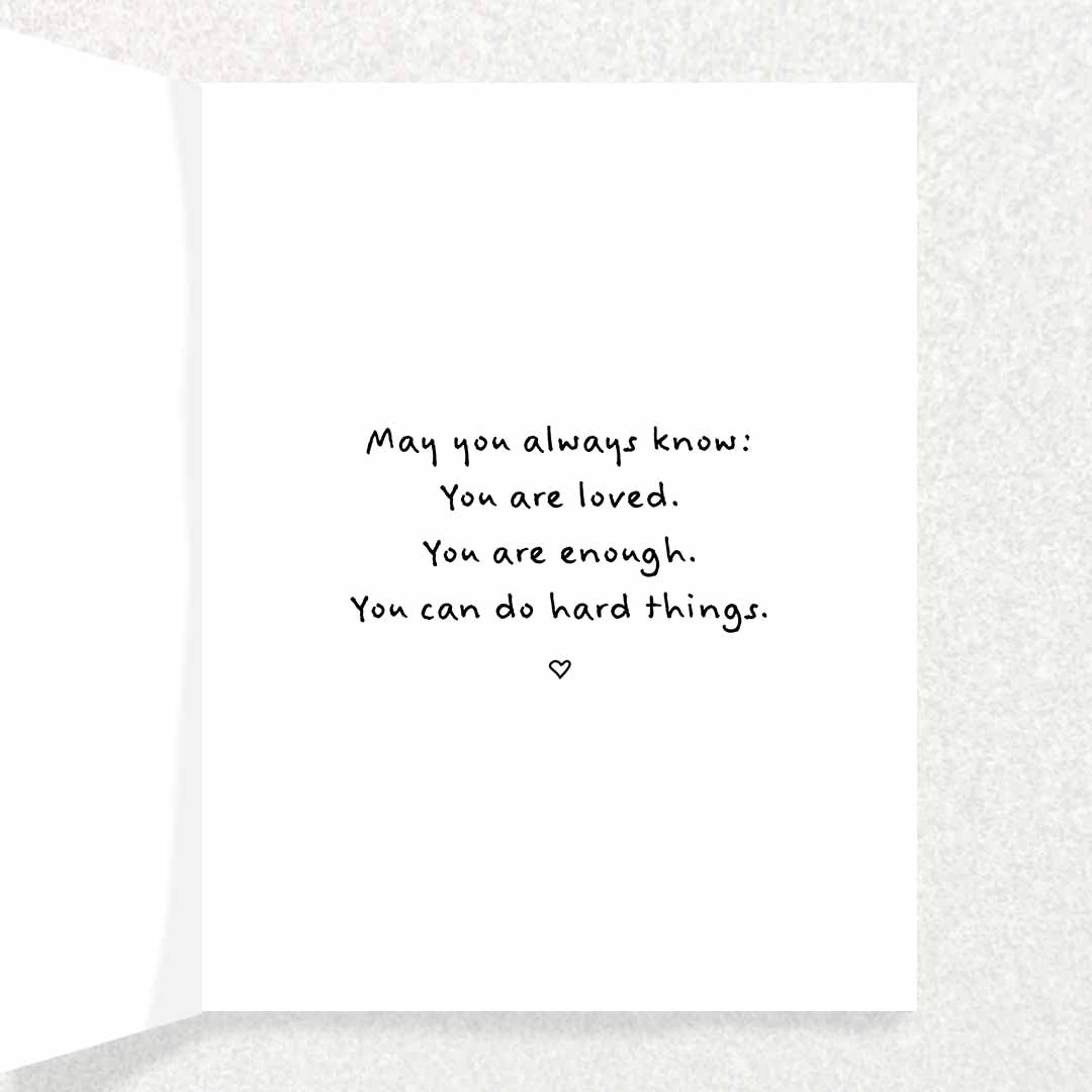 Affirmation and Encouragement Mental Health Card