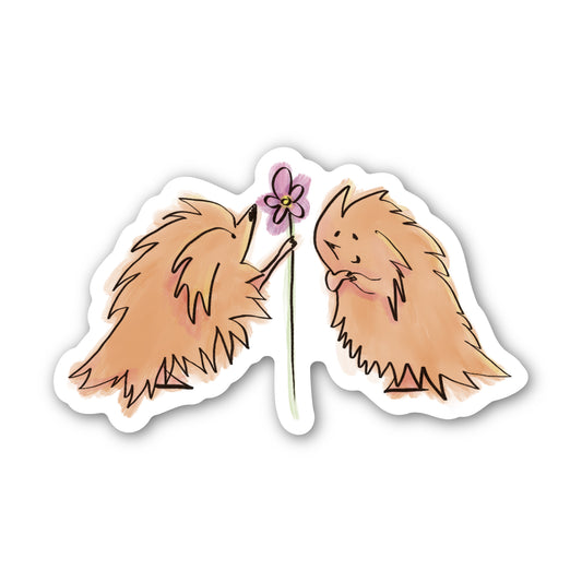 Cute Porcupines Sticker
