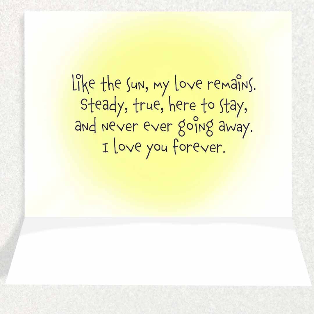 Behind Every Cloud of Rain: Mental Health Card Written Hugs Designs