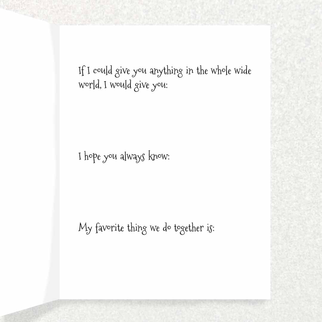 Candy Cane Keepsake Prompt Holiday Card Written Hugs Designs