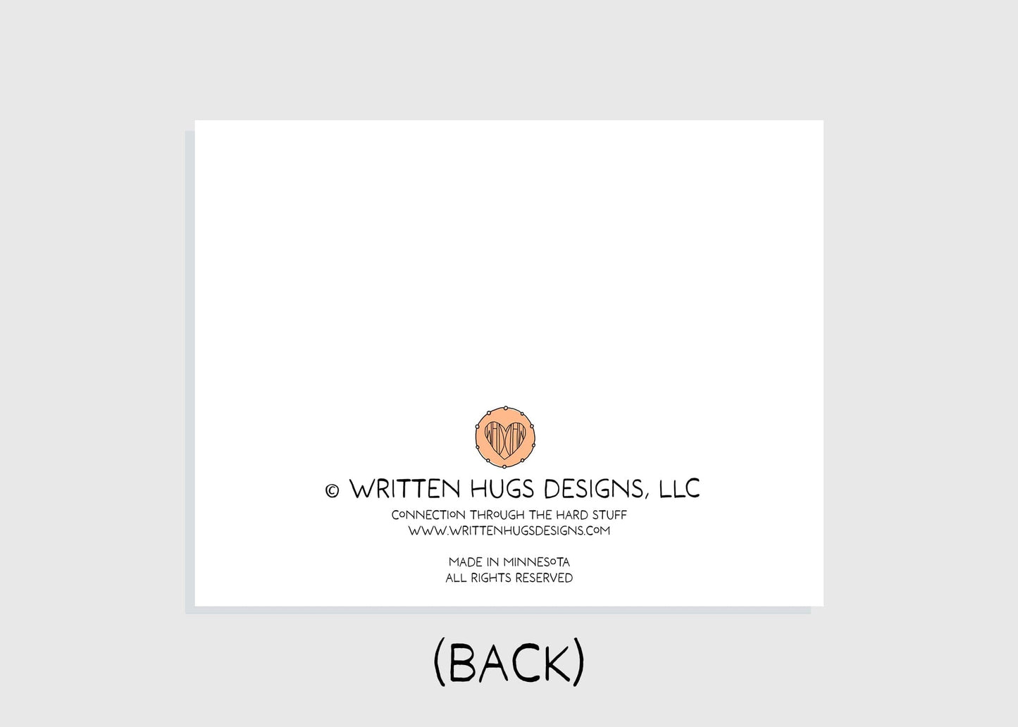 Christmas Is Complicated: Christmas Card Christmas Card Written Hugs Designs