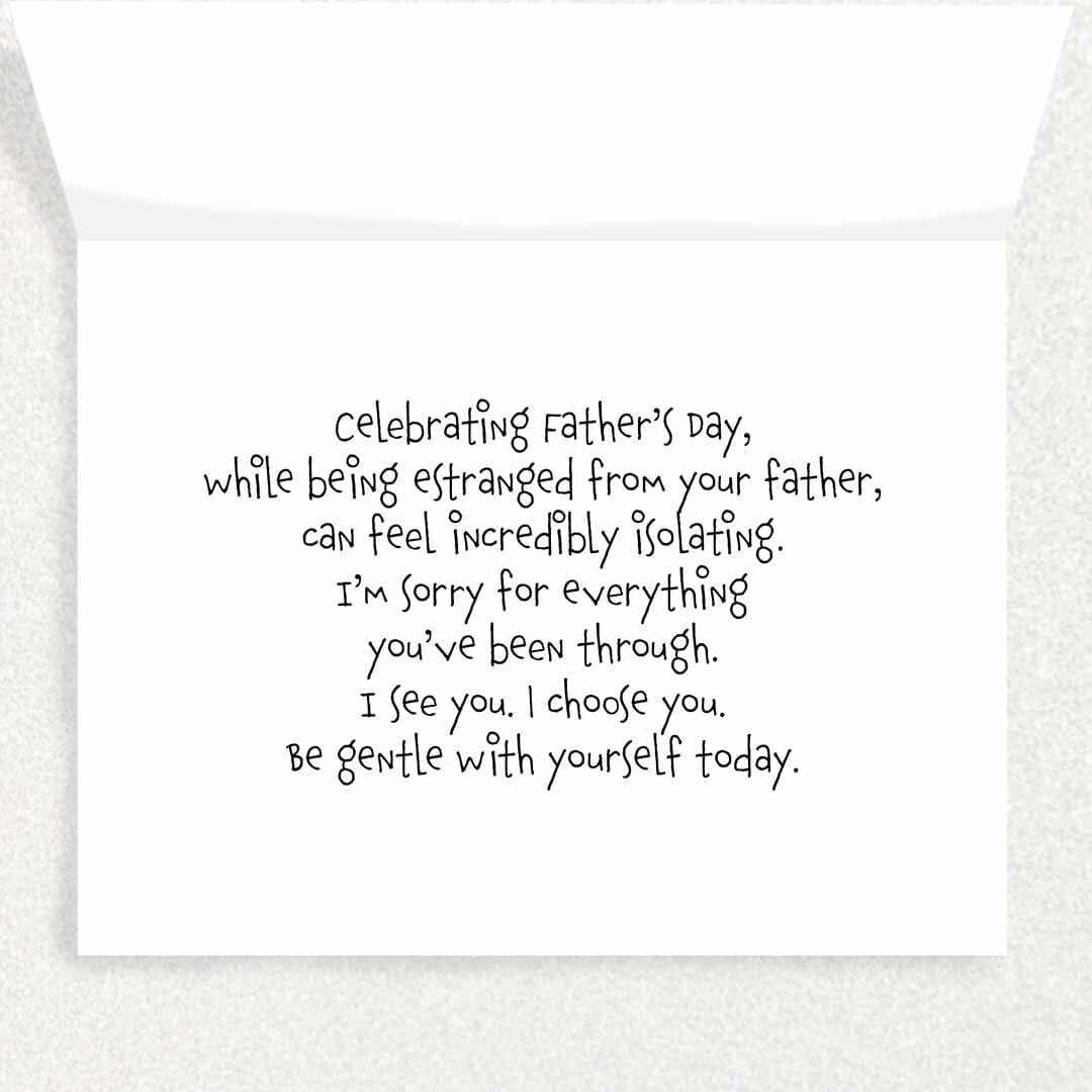 Estranged From Father: Father’s Day Card Written Hugs Designs