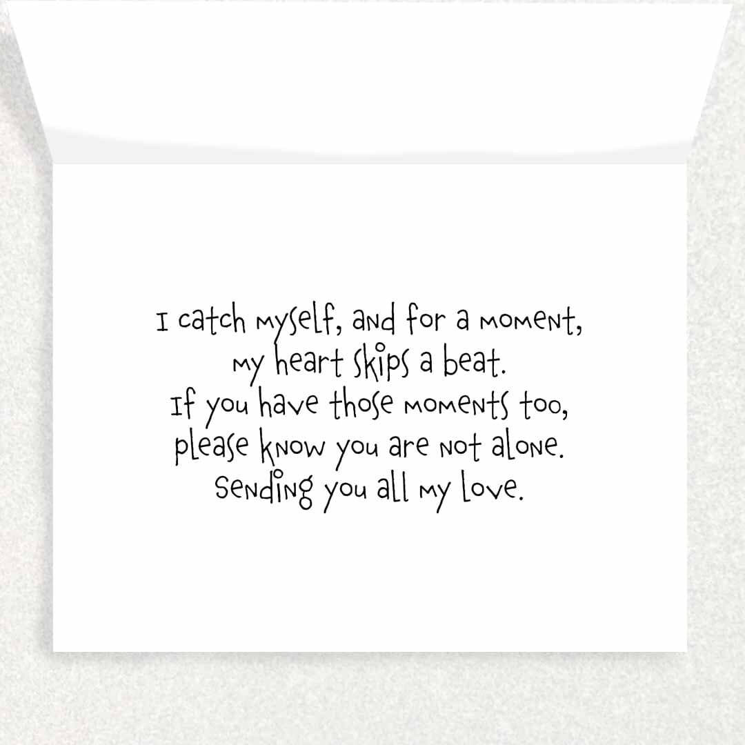 Extra Plate: Grief and Loss Card Written Hugs Designs