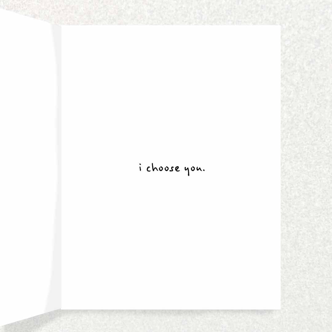 I choose You: Dahlia Encouragement Written Hugs Designs