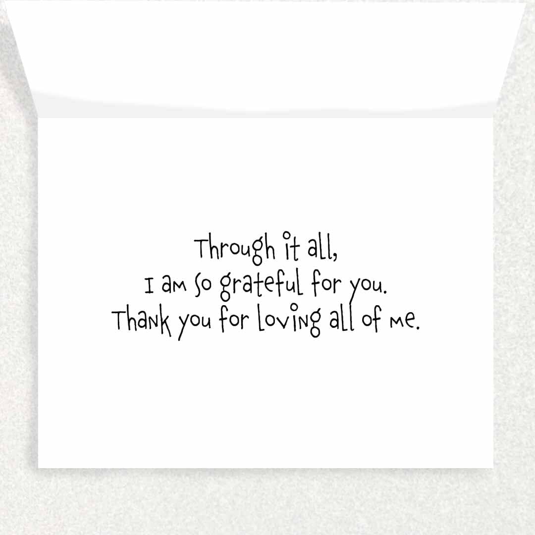 Lost in a Fog: Mental Health Support Card Written Hugs Designs