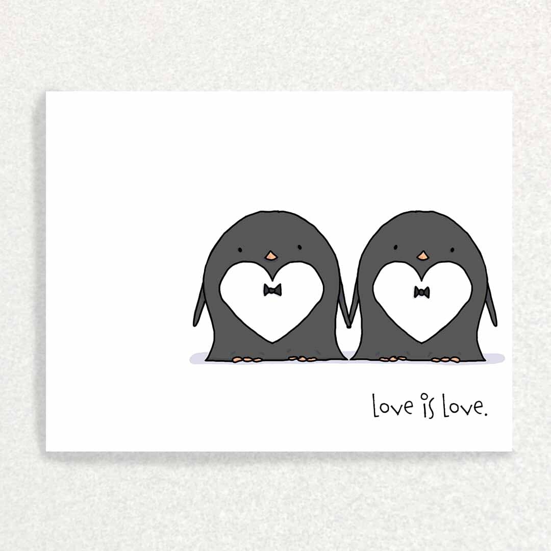 Penguin Love: Connect through Keepsake Interview Prompts Written Hugs Designs