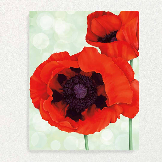 Poppies: A Rememberance, Hope and Resilience Card Written Hugs Designs