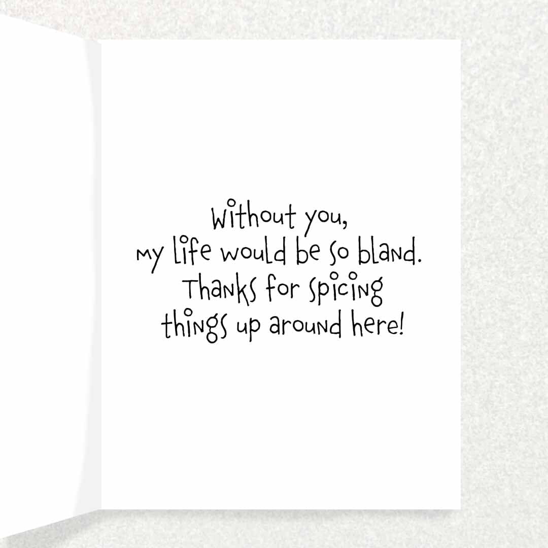 Salt and Pepper: Funny and Cute Connection Card Written Hugs Designs