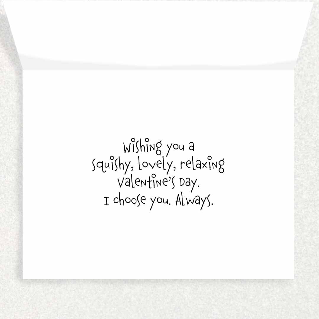 Teddy Bear Squishes : Valentine’s Day Card Written Hugs Designs