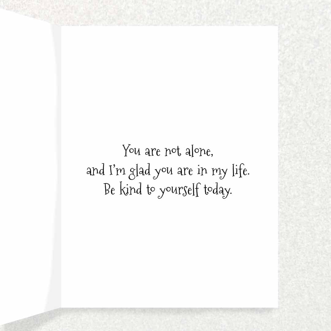 When You Don’t feel Not Merry and Nothing Seems Bright: Mental Health Christmas Card Written Hugs Designs