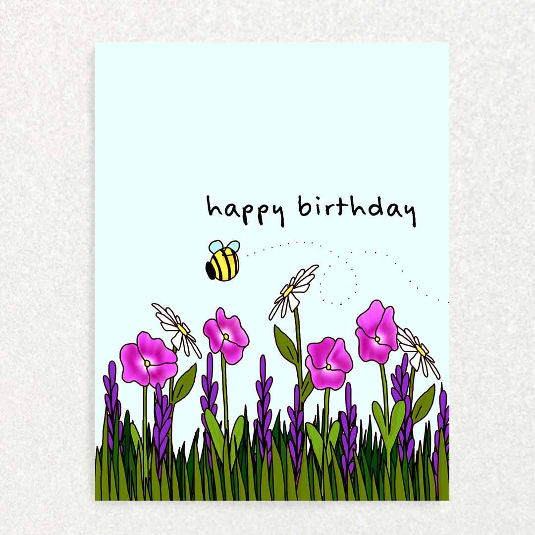 Wildflower: Keepsake Interview Prompts Card Written Hugs Designs