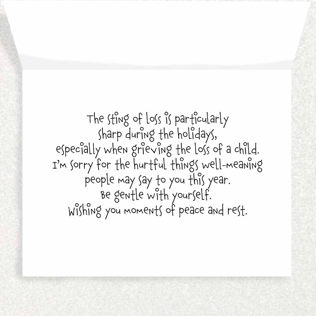 Wreath: Grief and Loss Card Written Hugs Designs