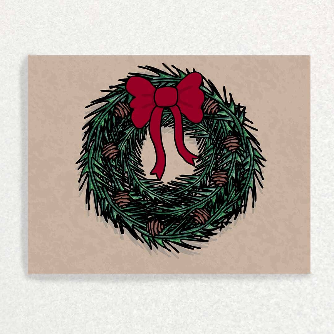 Wreath: Grief and Loss Card Written Hugs Designs