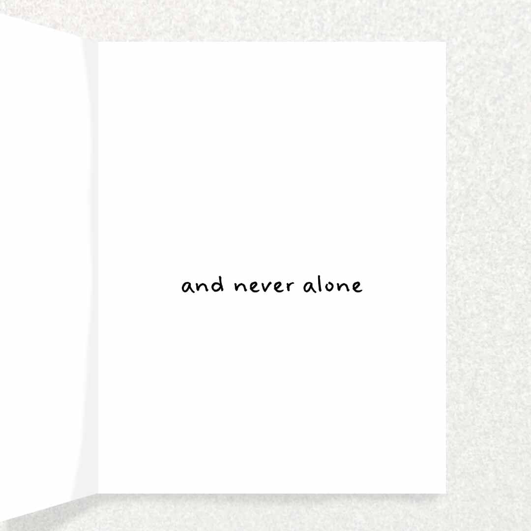You are Brave: Positive Affirmation Card Promoting Mental Health Written Hugs Designs