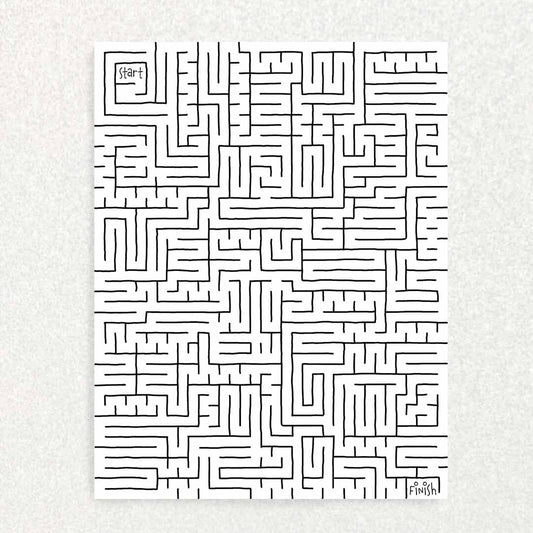 You’re A-MAZE-ing: Encouragement Card Written Hugs Designs