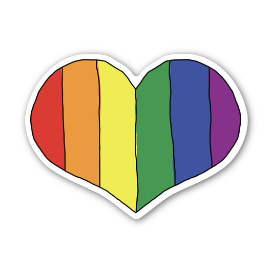 LGBTQ Heart Sticker