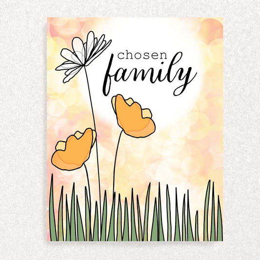 You’re My Chosen Family Card