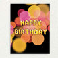 Neon Yellow Pink Birthday: Keepsake Interview Prompts Card