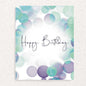 Seafoam Glow Birthday: Keepsake Prompts Card