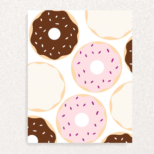 Donuts Birthday Card: Fun and Light