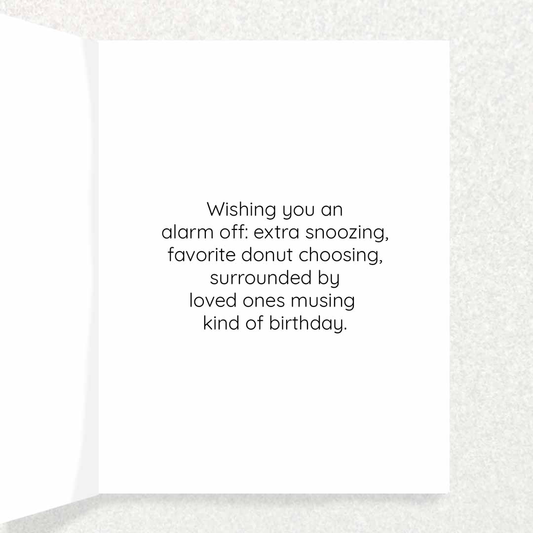 Donuts Birthday Card: Fun and Light