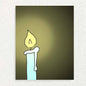 Candle card front