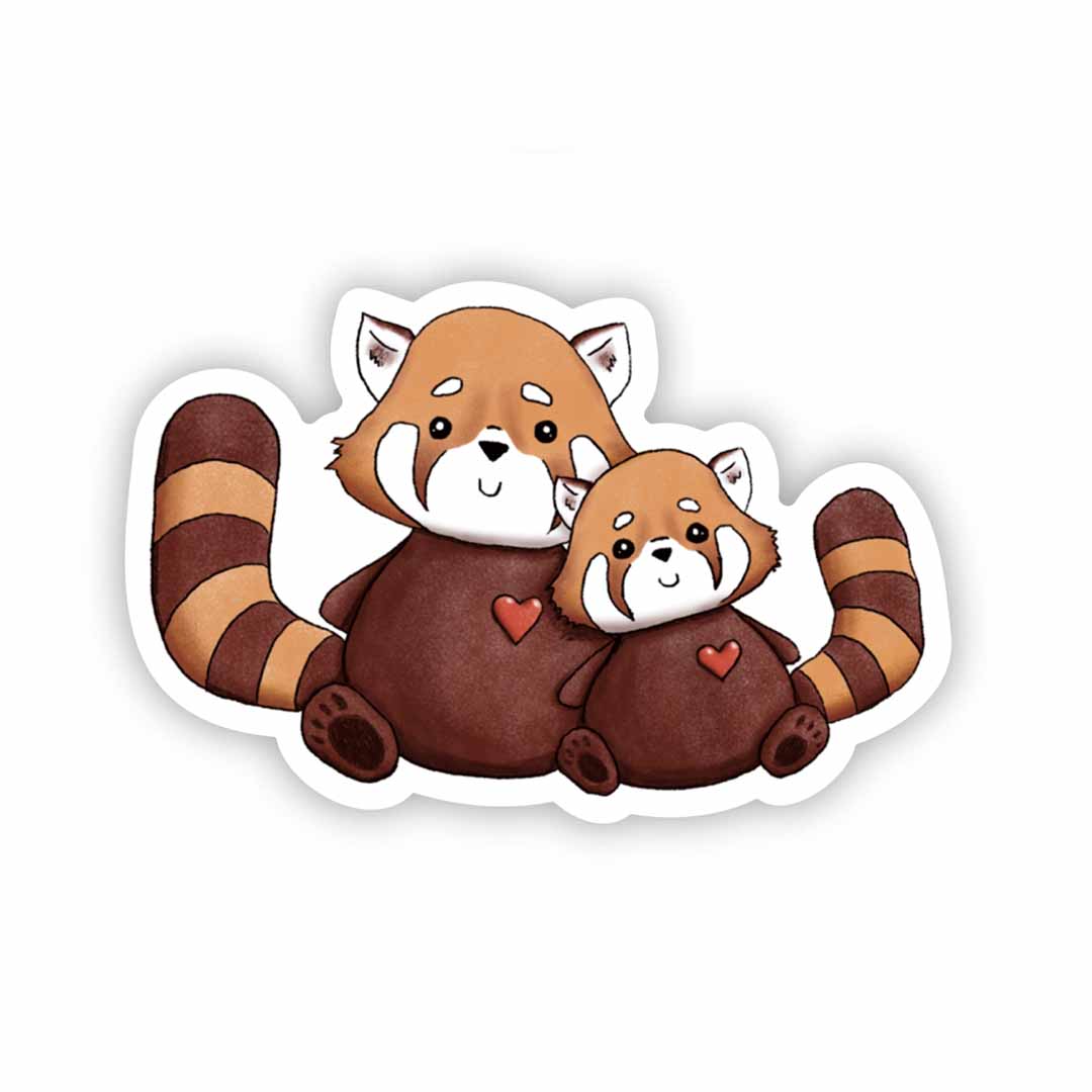 Red pandas sticker