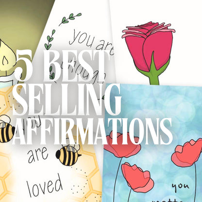 5 Best Selling Affirmation Cards