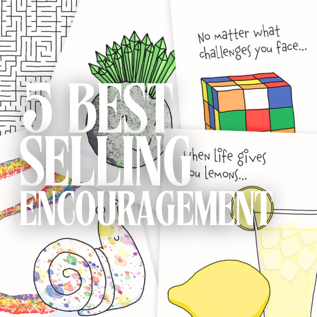 5 Best Selling Encouragement Cards