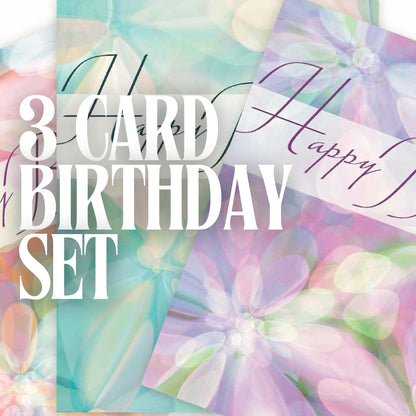 3 Card Birthday Set - Spring Vibes