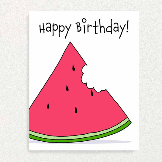 Watermelon Birthday Card