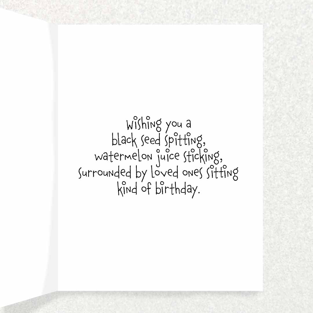 Watermelon Birthday Card