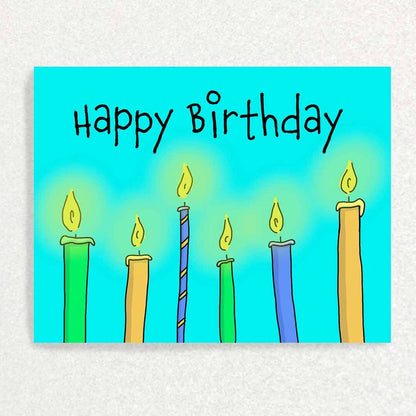 Birthday Candles: Keepsake Interview Prompts Card Written Hugs Designs 