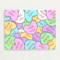 Candy Hearts : Grief and Loss Valentine's Day Card Written Hugs Designs 