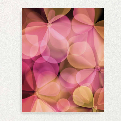 Crystal Pink Blank Inside Card Written Hugs Designs 