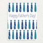 Father’s Day: Keepsake Prompt Card Blue Ties Written Hugs Designs 