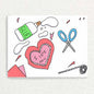 Messy Table: Mental Health Encouragement Card Written Hugs Designs 