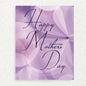 Mother’s Day: Keepsake Prompts Card Purple Crystal Flowers Written Hugs Designs 