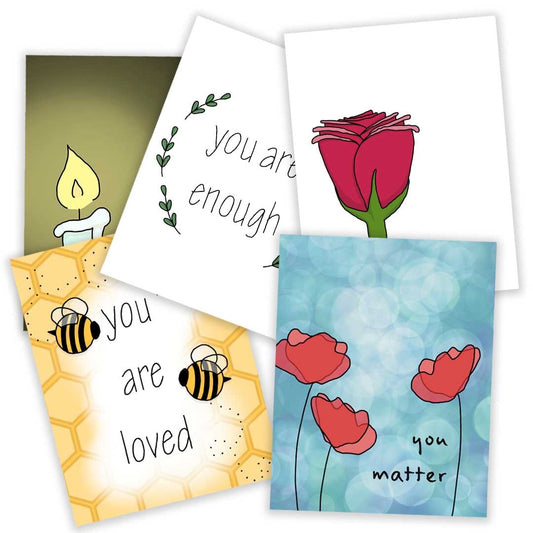 Positive Affirmation Cards - Bundle & Save Written Hugs Designs 