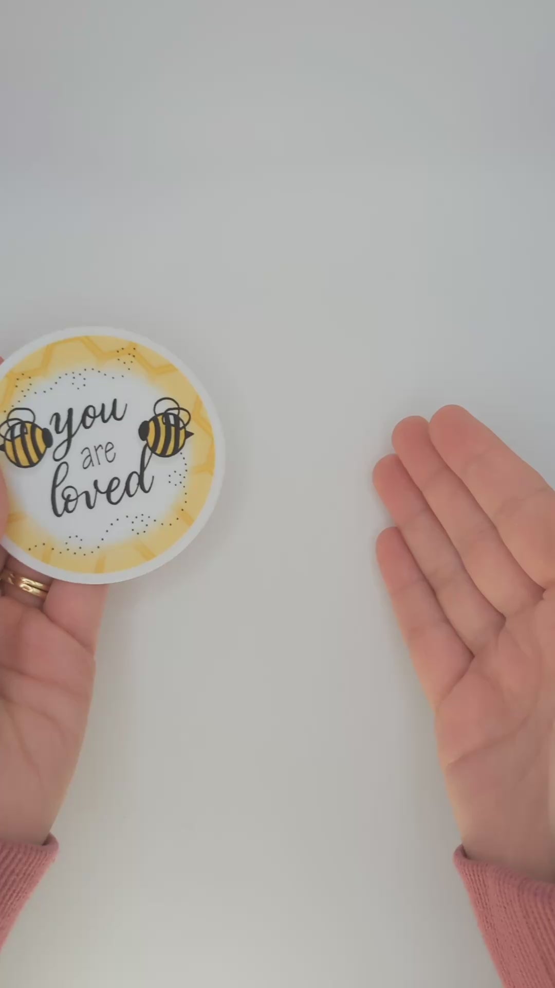 You Are Loved Bees Sticker