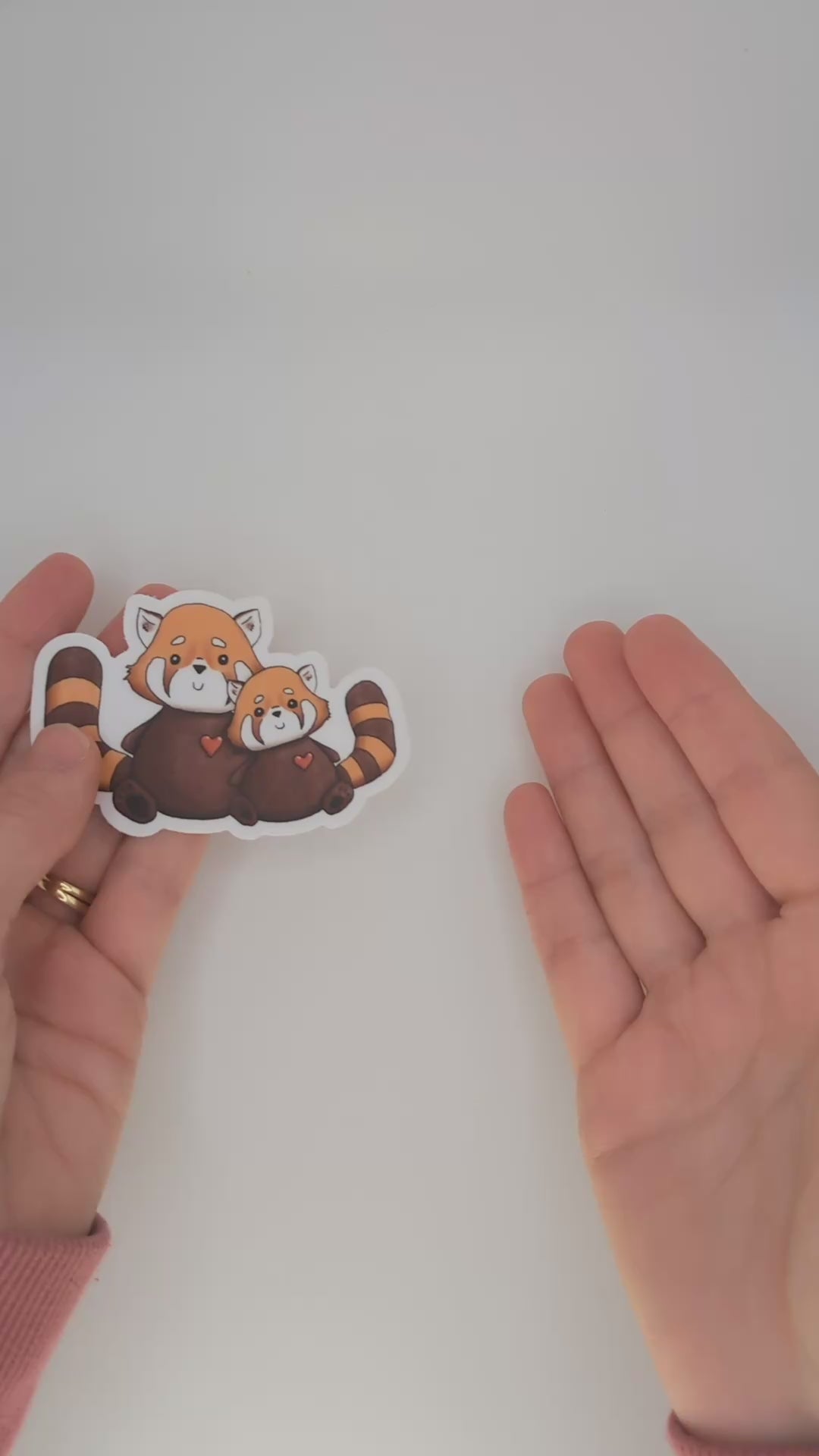 Red pandas sticker