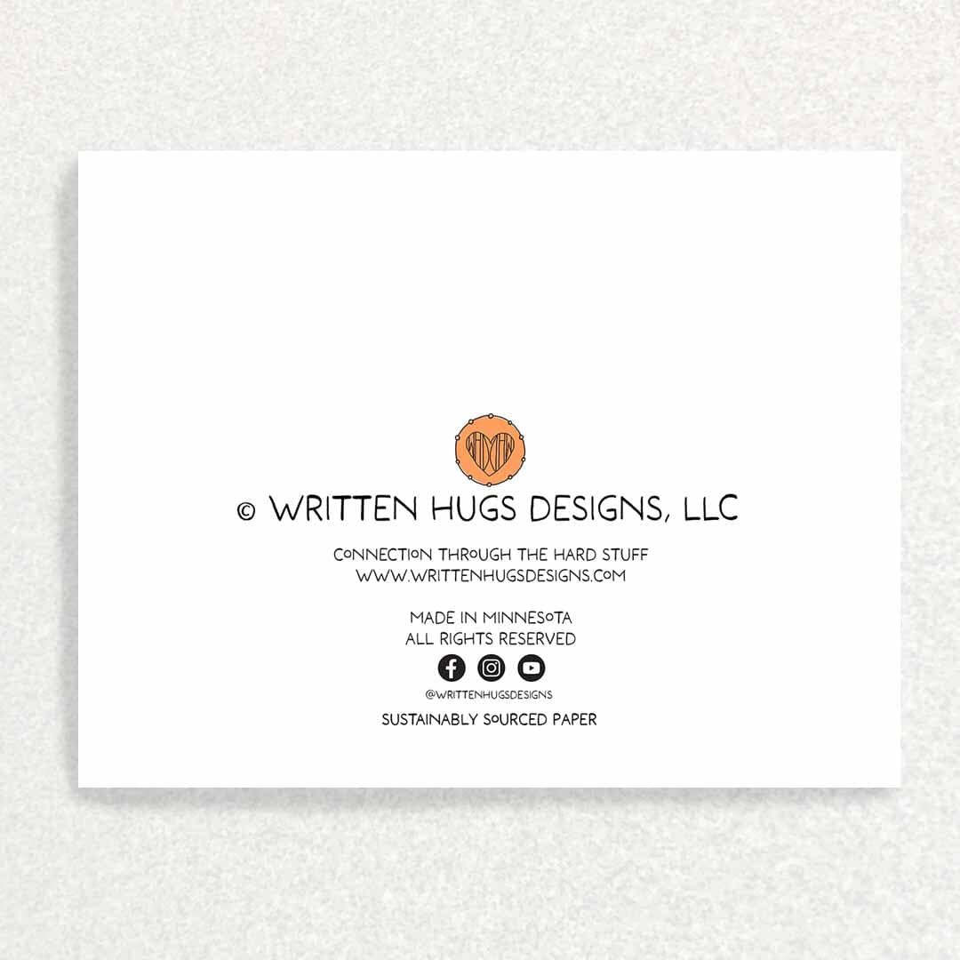 Snail Progress: Encouragement Card Written Hugs Designs 
