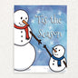Snowmen Keepsake Prompt Holiday Card Written Hugs Designs 